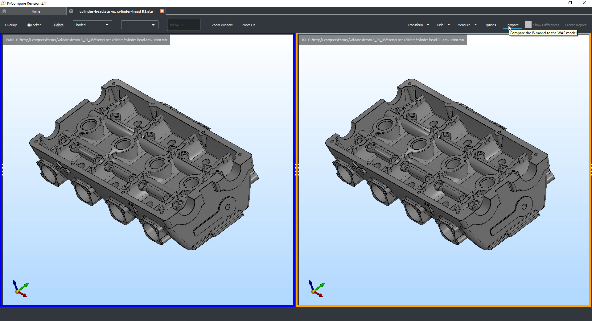 apertura file cad_k-compare revision