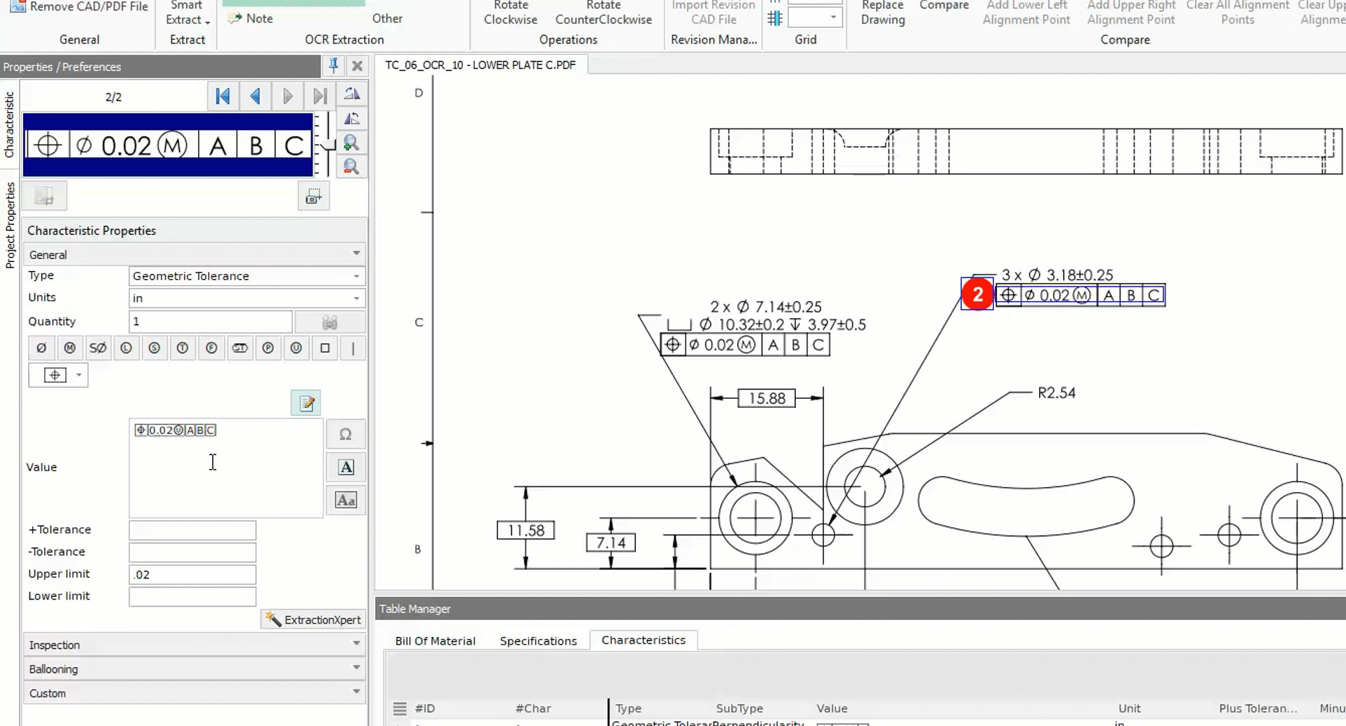 Pallinatura ed estrazione immediata delle caratteristiche di un modello CAD
